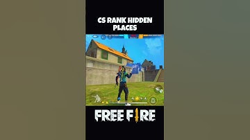CS Rank Hidden Places in Clock Tower | Tips And Tricks | #tipsandtricks #freefire #2