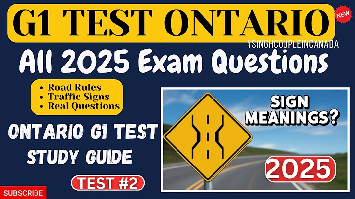 G1 test Ontario 2025 | G1 Practice Test Ontario 2025 | G1 Driving Test - All 2025 Exam Questions