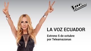 Marta Sánchez - La Voz Ecuador - Estreno 5 De Octubre Por Teleamazonas