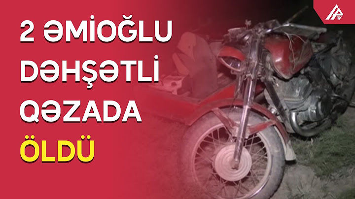 İmişlidə baş verən qəzada 2 nəfər ölüb