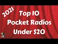 Top 10 pocket radios under 20  2021 edition