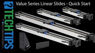 Linear Slide Value Series Quick Start from AutomationDirect
