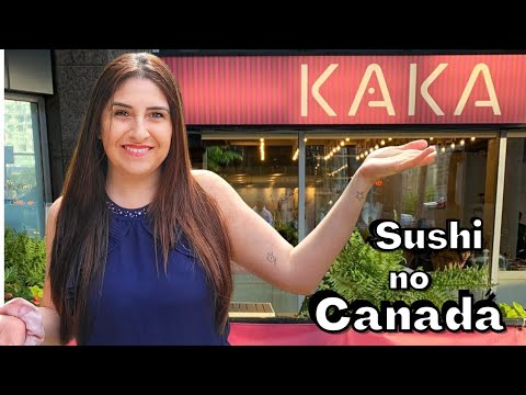 Kaka Sushi Comida Japonesa Toronto | Rodízio japonês #sushi sushi#canada #vlog #rodízio #restaurante