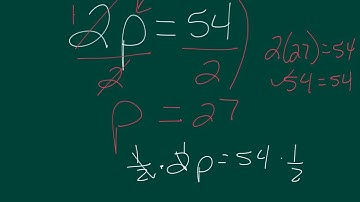 solving one step equations: multiplying/dividing