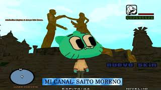 Gta San Andreas skin Gumball de El Increible Mundo de Gumball