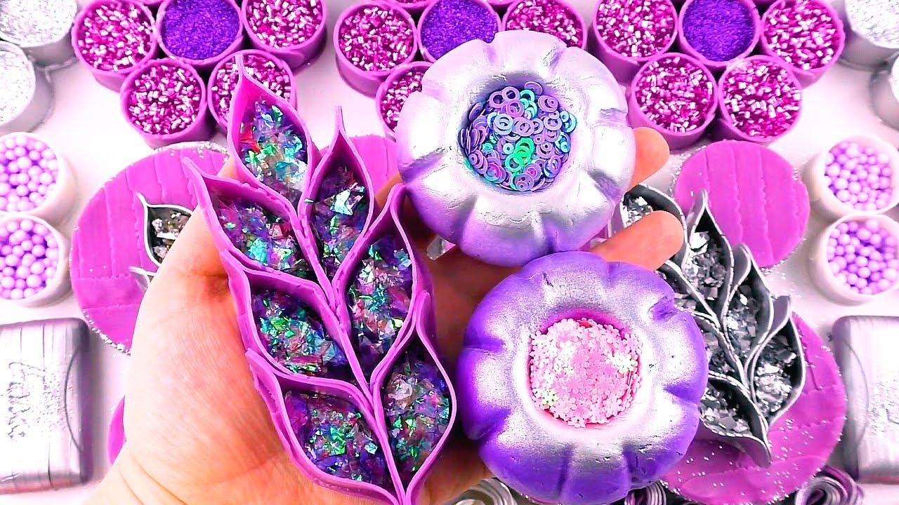 ASMR soap | Clay cracking | Soap boxes with glitter | Cracking beautiful soap boxes with starch