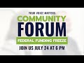 Community Forum Federal Funding Freeze July 24 2025 Community Forum Federal Funding Freeze July 24 2025