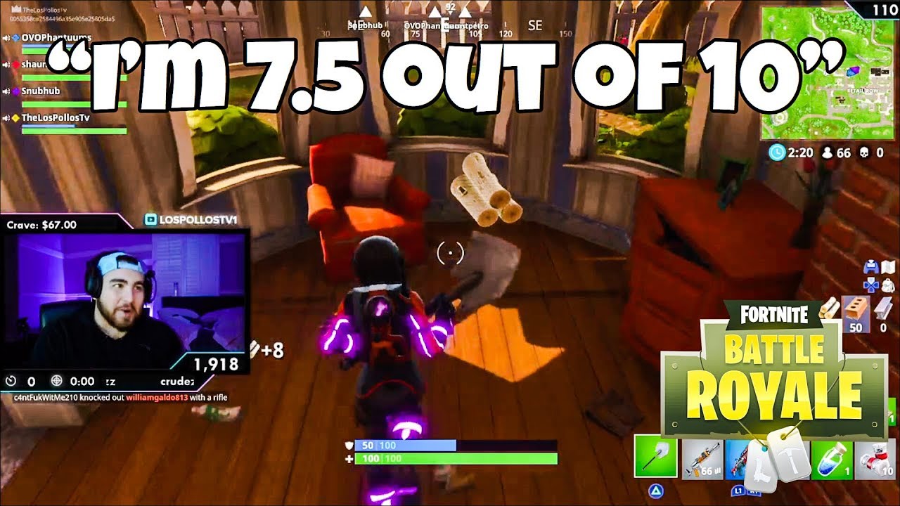 lospollostv rates himself on fortnite daily fortnite highlights 31 - lospollostv fortnite