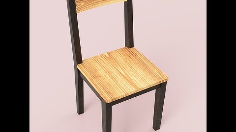 3ds max Simple chair design basic chair