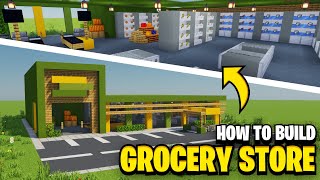 How To Build A GROCERY STORE In Minecraft!
