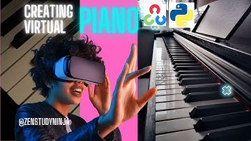 Virtual Paper Piano Using Computer Vision | OpenCV + Python | 2025 First Project! | ZenStudyNinja