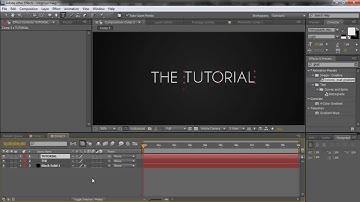 Simple And Clean 2D Intro Tutorial (After Effects) [PART 1]