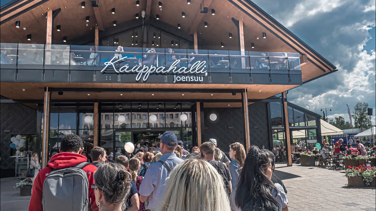 Joensuun uusi kauppahalli avajaiset 26.6.2023