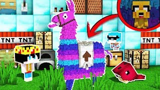 ¡LOS COMPAS SE ESCONDEN DENTRO DE UNA LLAMA DE FORTNITE! 😂🔥 MINECRAFT EL ESCONDITE #34