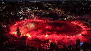 Cicha 6 - pożegnanie starego Stadionu Ruchu Chorzów /z drona