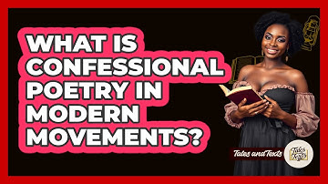 What Is Confessional Poetry In Modern Movements? - Tales And Texts