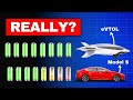 The reason why electric VTOL Aircraft are more efficient than Electric Vehicles