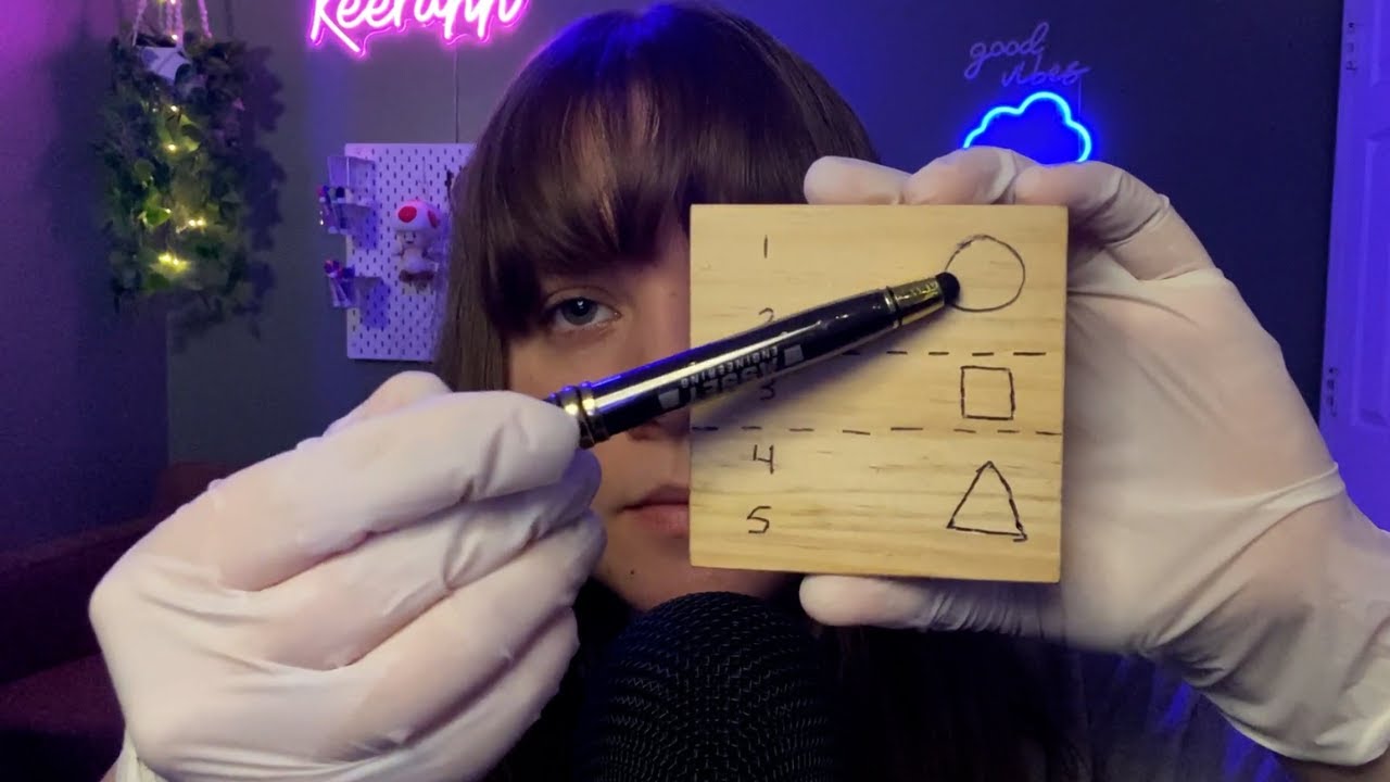 Fastest ASMR Cranial Nerve Exam Roleplay 👩‍⚕️