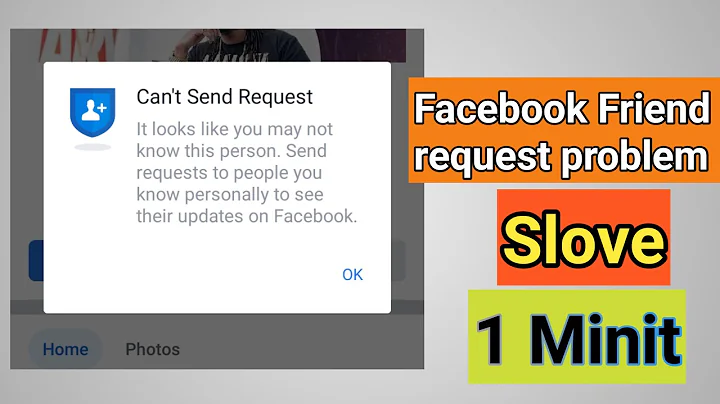 Facebook friend request problem solve | can't send request | 2021