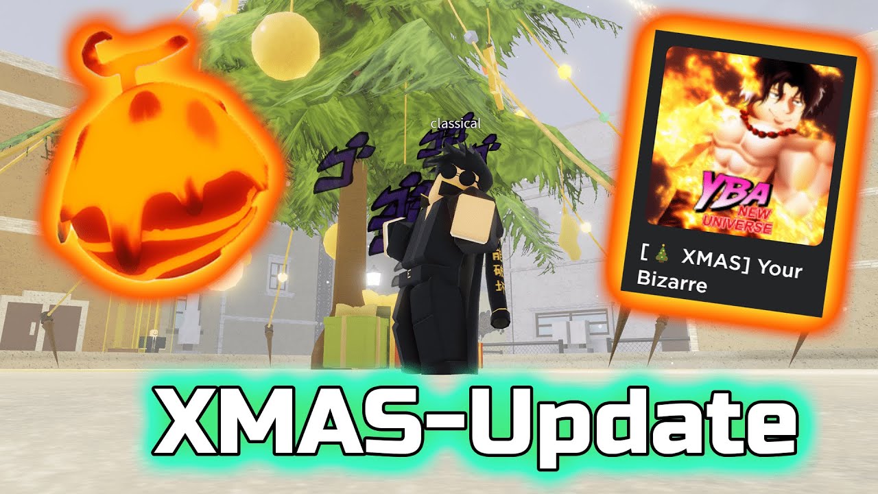 The New Christmas Update In This YBA Modded 