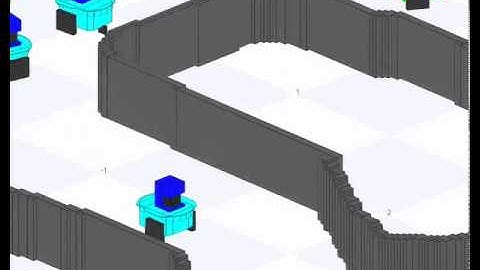 Massively multi-robot simulation in stage