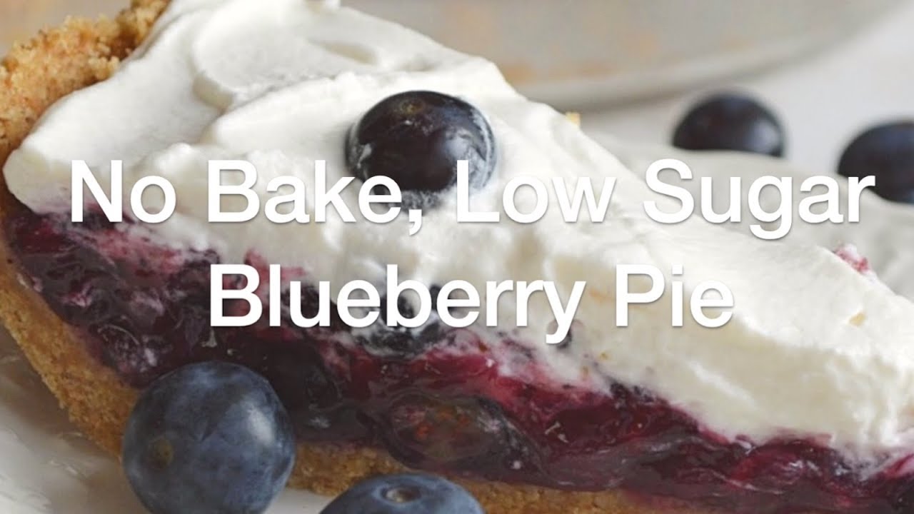 No Bake Low Sugar Blueberry Pie Anoregoncottage Com Youtube