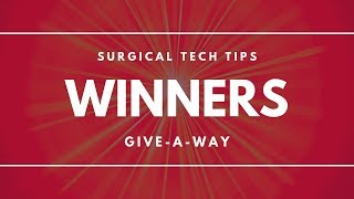 THE WINNERS! (Tech week Give-a-way) by Surgical Tech Tips 1,566 views 5 years ago 3 minutes, 45 seconds