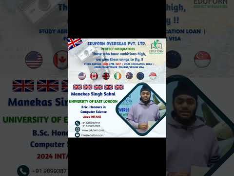 Manekas scores 8 in IELTS and secures admission to the University of East London with Eduforn