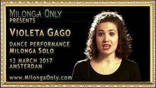 Milonga Only - Violeta Gago - March 2017