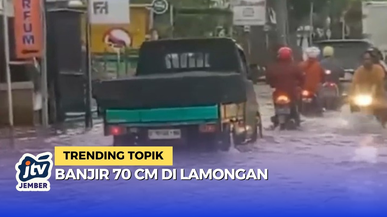Jalur Provinsi Lamongan Lumpuh! Banjir 90 CM Rendam Karanggeneng
