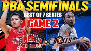 GINEBRA VS MERALCO GAME 2 | PBA SEMIFINALS LIVE PLAY-BY-PLAY REACTION