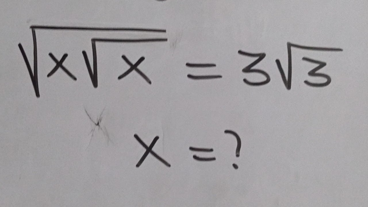 indian-a-nice-olympaid-algebraic-surd-equation-can-you-solve-youtube