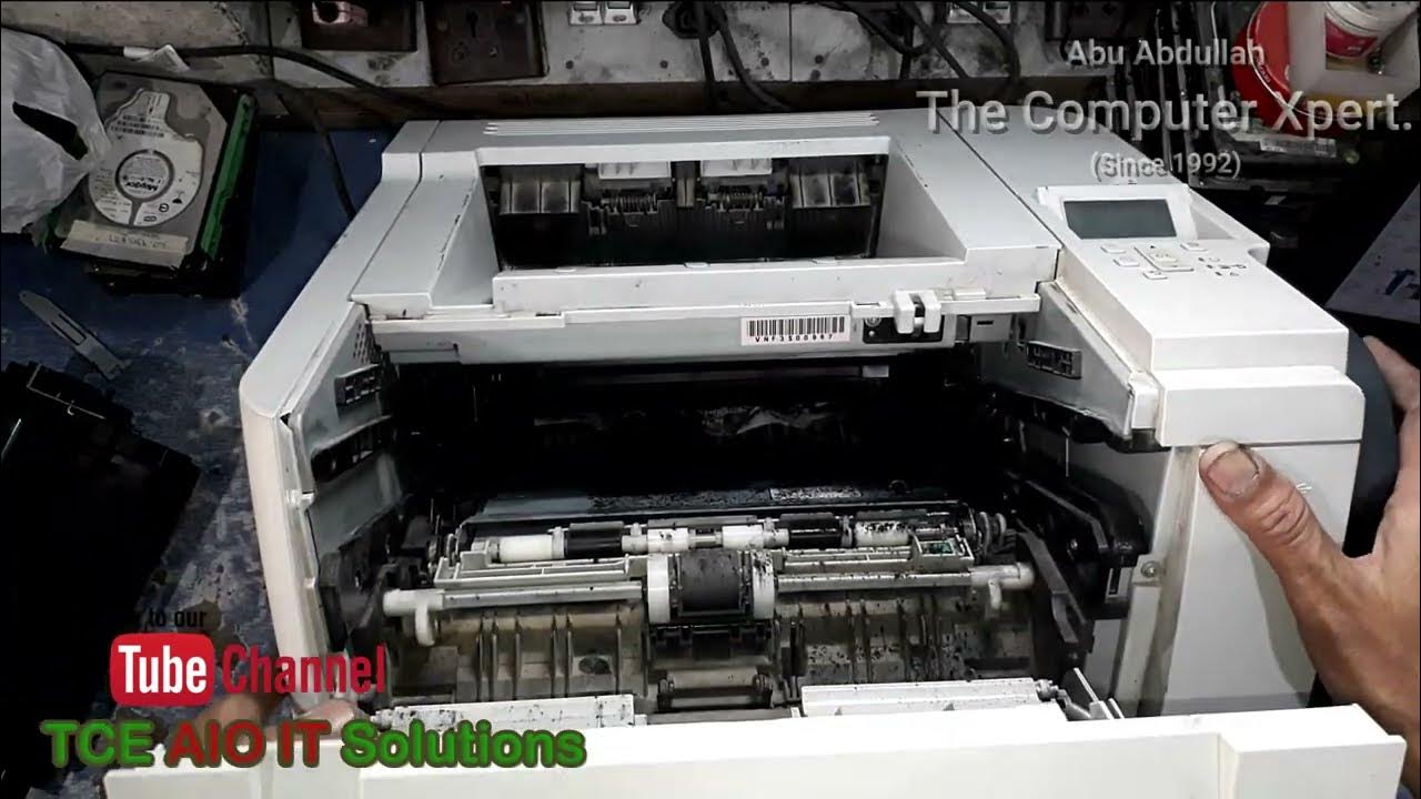Hp laserjet p3015 paper jam fuser sleve hp printer repair 