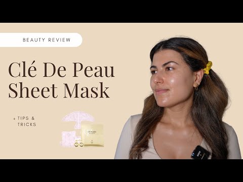 How to Make The Most of a Sheet Mask ✨ | Clé De Peau Illuminating