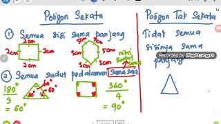 Poligon (part 1- Poligon Sekata dan Poligon Tak Sekata) Tingkatan 2 KSSM 2020