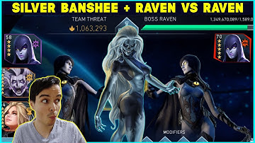 Silver Banshee + Raven Is Insane! Last Advent Of Chaos Pips Injustice 2 Mobile Solo Raids