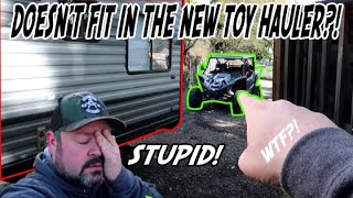 Attempting to load my 2019 YXZ1000r into my new 2020 Forest River Salem Cruise Lite Toy Hauler