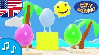 Easter egg dance for kids - Start the Easter with these dancing eggs - Nursery Rhyme for children -