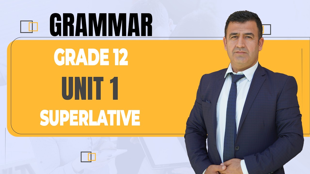 Unit 1 lesson 3    superlative  + adjective 