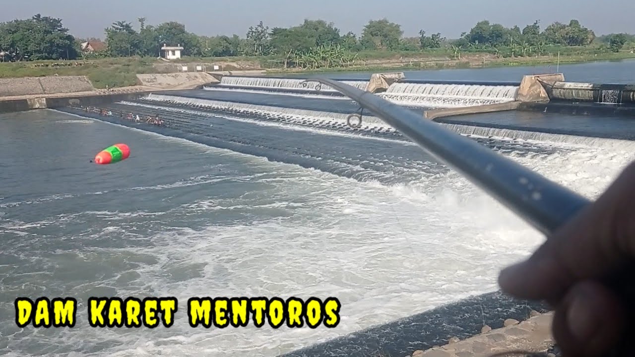 DAM KARET MENTOROS‼️ MARI KITA COBA SPOT INI || MANCING LIARAN SUNGAI BRANTAS
