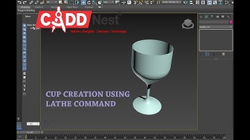 CUP CREATION USING LATHE COMMAND IN 3DSMAX