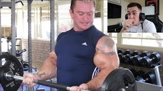 REACTING TO INSANE BICEP TEARS!! (OMG)