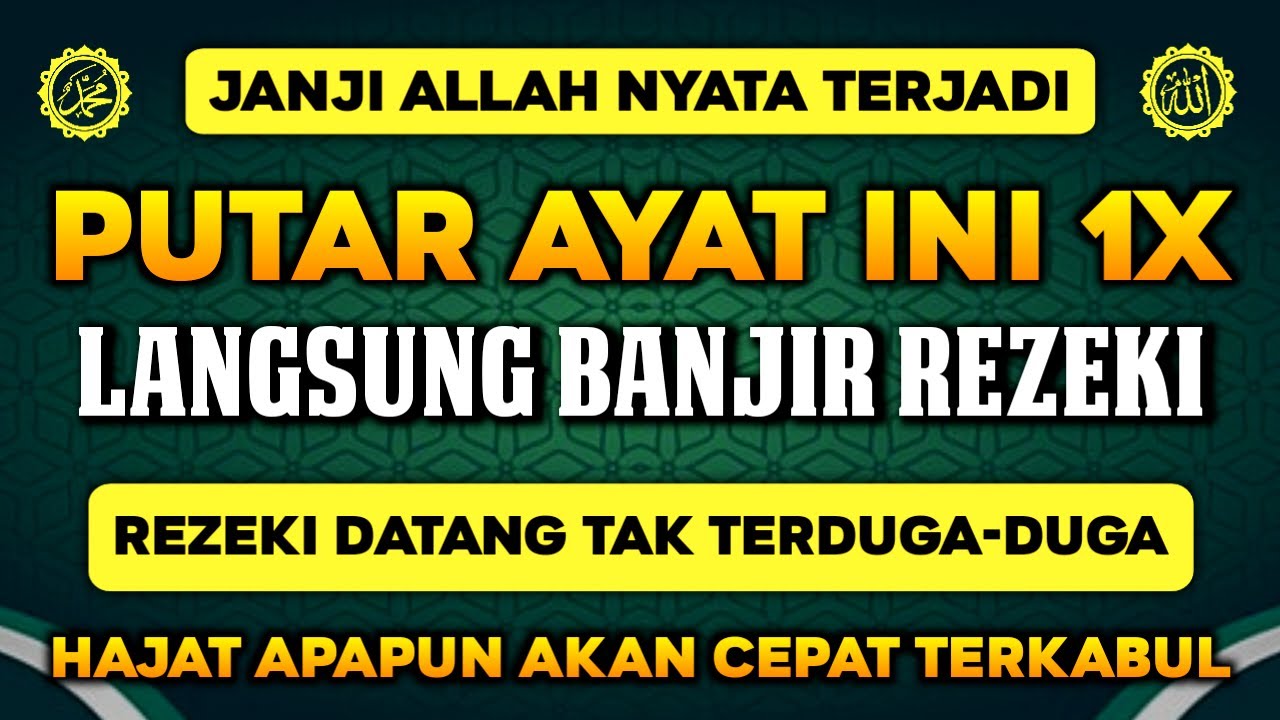 Bacaan Dahsyat! Satu Kali Putar Bisa Datangkan Kekayaan