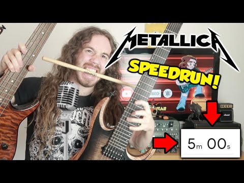 Making A METALLICA Song In 5 Minutes (Speedrun)