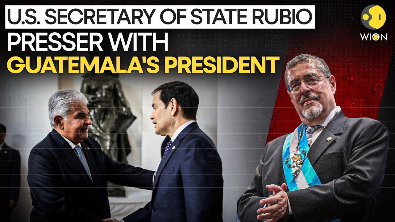 Trump Rubio LIVE: US Secretary Of State Marco Rubio Meets Gautemalan ...