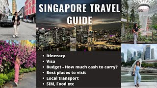 India to Singapore TRAVEL GUIDE | Itinerary, Budget, Visa, SIM, Food, Tips YOU MUST KNOW!!