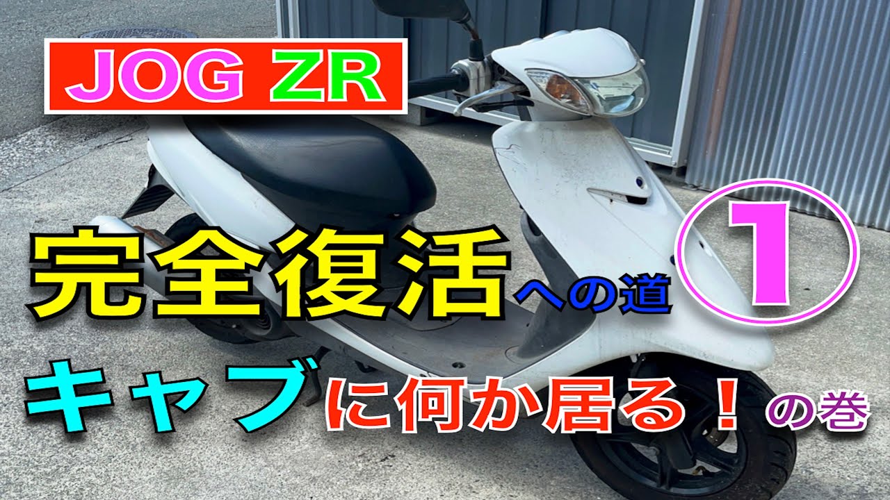 リモコンJOG ZR を復活させる！その① - YouTube