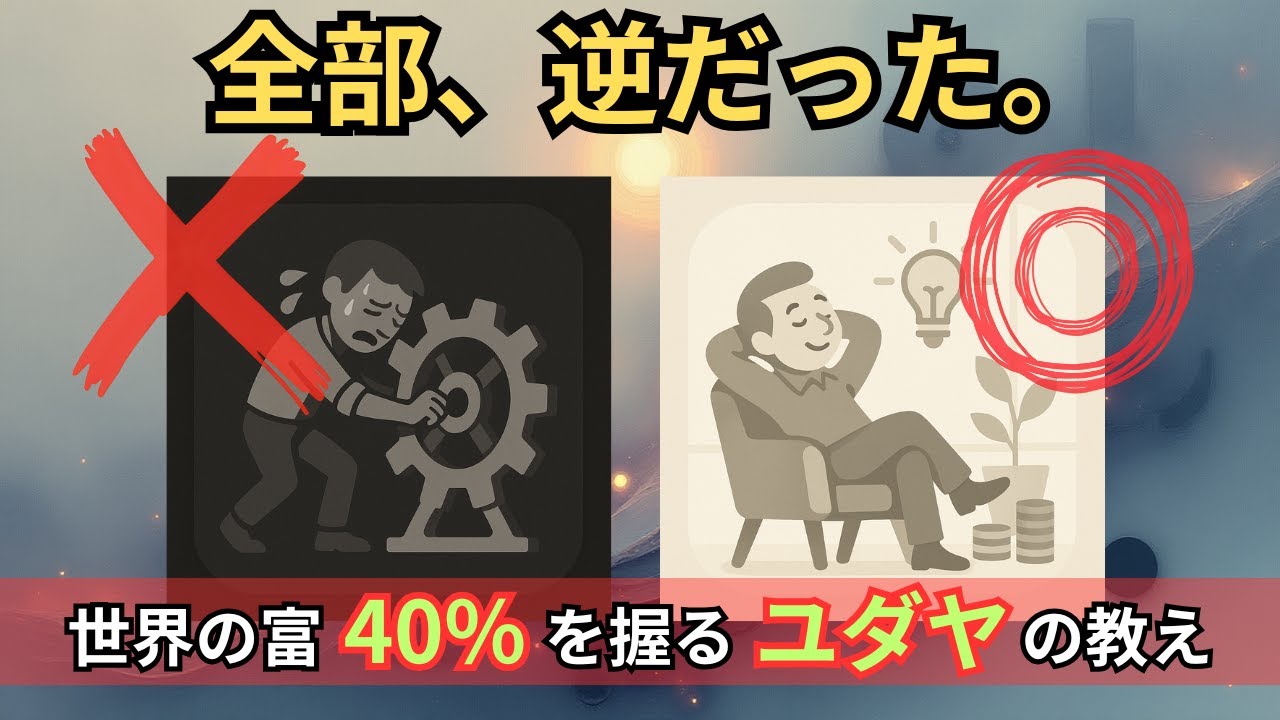 全部逆だった | 世界の富40%を持つユダヤ人が2000年守り続けた『働くな、考えろ』の真実