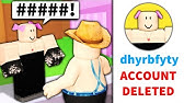 My Cringey Old Roblox Account Youtube - dhyrbfyty roblox clothes