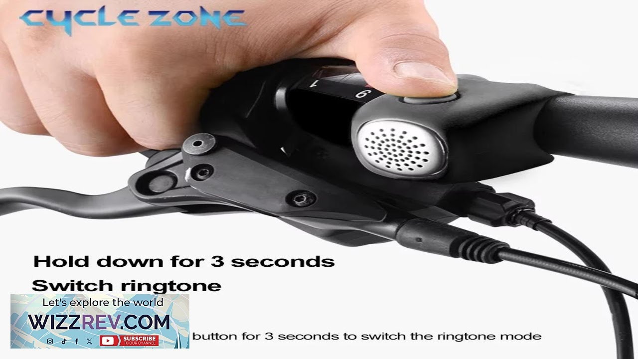 Electric Bicycle Bell Bike Horn 3 Sound Mode Motorcycle Warning Horn MTB Review
